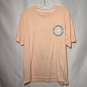 Denim & Flower Ricky Singh Peach Los Angeles Surf Resort Graphic Tee XL